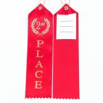Blue Green Medal Award Ribbon Polyester Satin Custom Medal Ribbons
