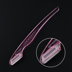 China cosmetic tools ABS plastic handle eyebrow trimmer eyebrow razor shaver on sale