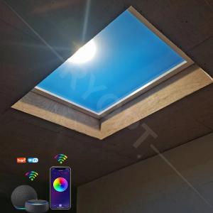 China 60*60 300W Surface Mounted LED Panel Light Blue Sky Lamp For Home on sale