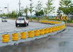Yellow Red Highway Roller Barrier Hdg Roller Track 350mm Diameter EVA PU Single