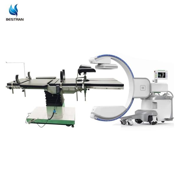 Longitudinal Moving 300mm Patient Operating Table C-Arm Compatibility Remote