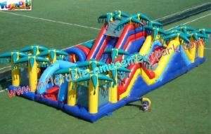 Wholesale Outdoor Inflatables Obstacle Course, Inflatable tunnel Games Rentals for Kids from china suppliers