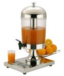 8 Liters Single Juice Dispenser , Stainless Steel Cookware For Cafeteria