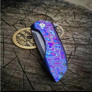 Wholesale Pocket DIY Tactical Hunting Knife Foldable Satin Finish Blade from china suppliers