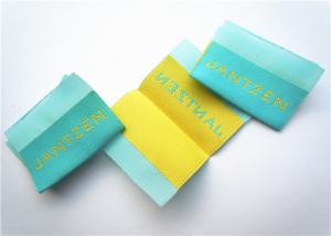 China High Grade Personalized Garment Tags Woven Fabric Environmental on sale