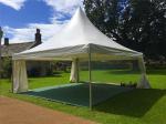 Quick Erected Outside Event Festival White Pagoda Tent 10ft X 10ft Multi Purpose