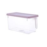 Household Plastic Food Storage Organizer With Lid Freezer Safe Clear Plastic
