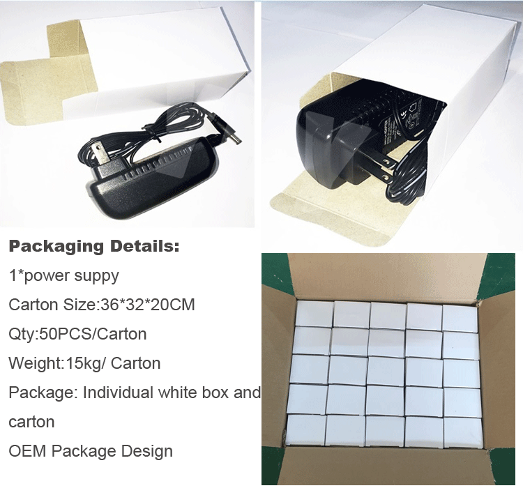 14v 1.07a Interchangeable Plug Adapter With Protection Functions