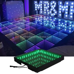 Wholesale Party Stage Events Disco Dance Floor RGB IP65 3D Abyss LED Dance Floor Panels from china suppliers