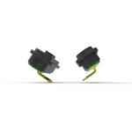 Customized 2 Pin Magnetic Connector 12V Magnetic Male Female Connector Black