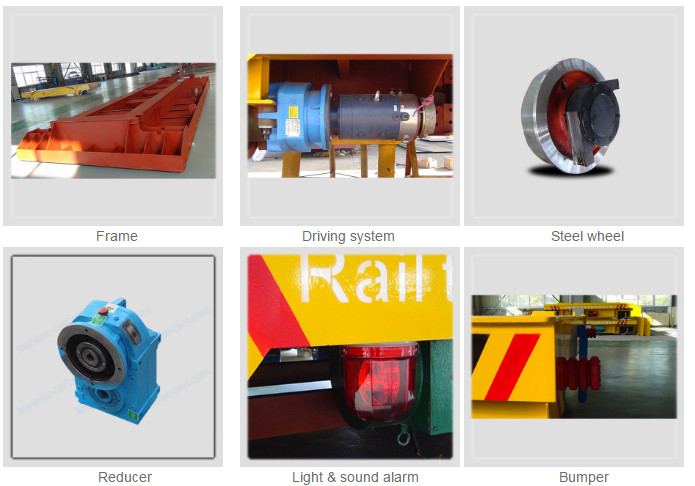 Towed Cable Power Electric Transfer Cart Short Distance For Material Handling