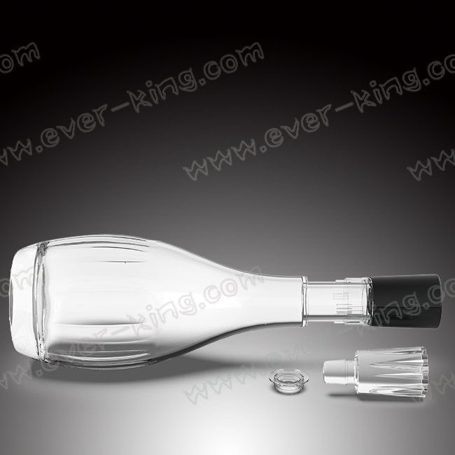 ISO9001 2015 Glass Brandy Fancy Cognac Bottles