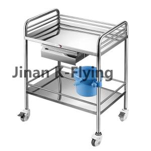 Wholesale Stainless Steel Medical Treatment Trolley Cart with Drawers from china suppliers