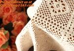 lace table cloth for wedding cutout, Tablemat, Corcheted Lace Table linen,