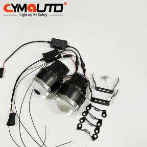 Wholesale F8 Bi Fog Lamp Lens 2.5 3.0 Inch Tri Color 45W White Yellow Waterproof from china suppliers