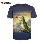 Sport Easy Wash Custom Fishing Jerseys Strong Moisture Absorption Recreational