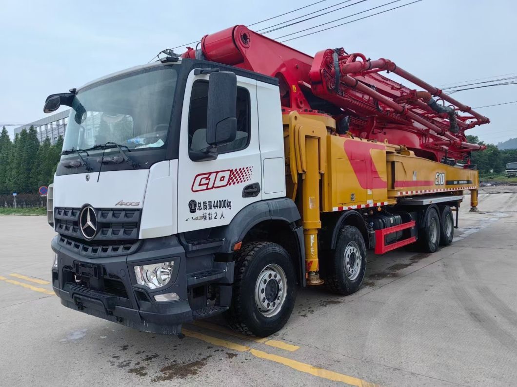 2019 Concrete Pump Truck 62m Concrete Mixer Machine Mercedes Benz Concrete Boom Pump