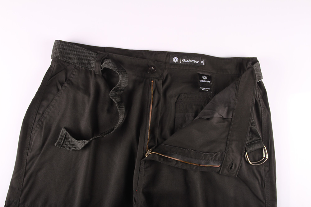 Men Belted Cargo Shorts Summer Sport Casual Pants Multi Pocket
