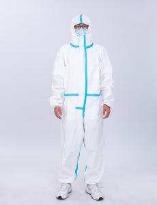 Wholesale Antistatic Medical Protective Coverall Disposable Virus Full Body Protection Suit EN14126 from china suppliers