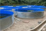 Galvanized Sheet Fish Tank PP Bottom Drain DN110MM Collapsible