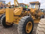 Operating Normally Used Motor Grader Yellow 140h Motor Grader 123 Kw Rated Power