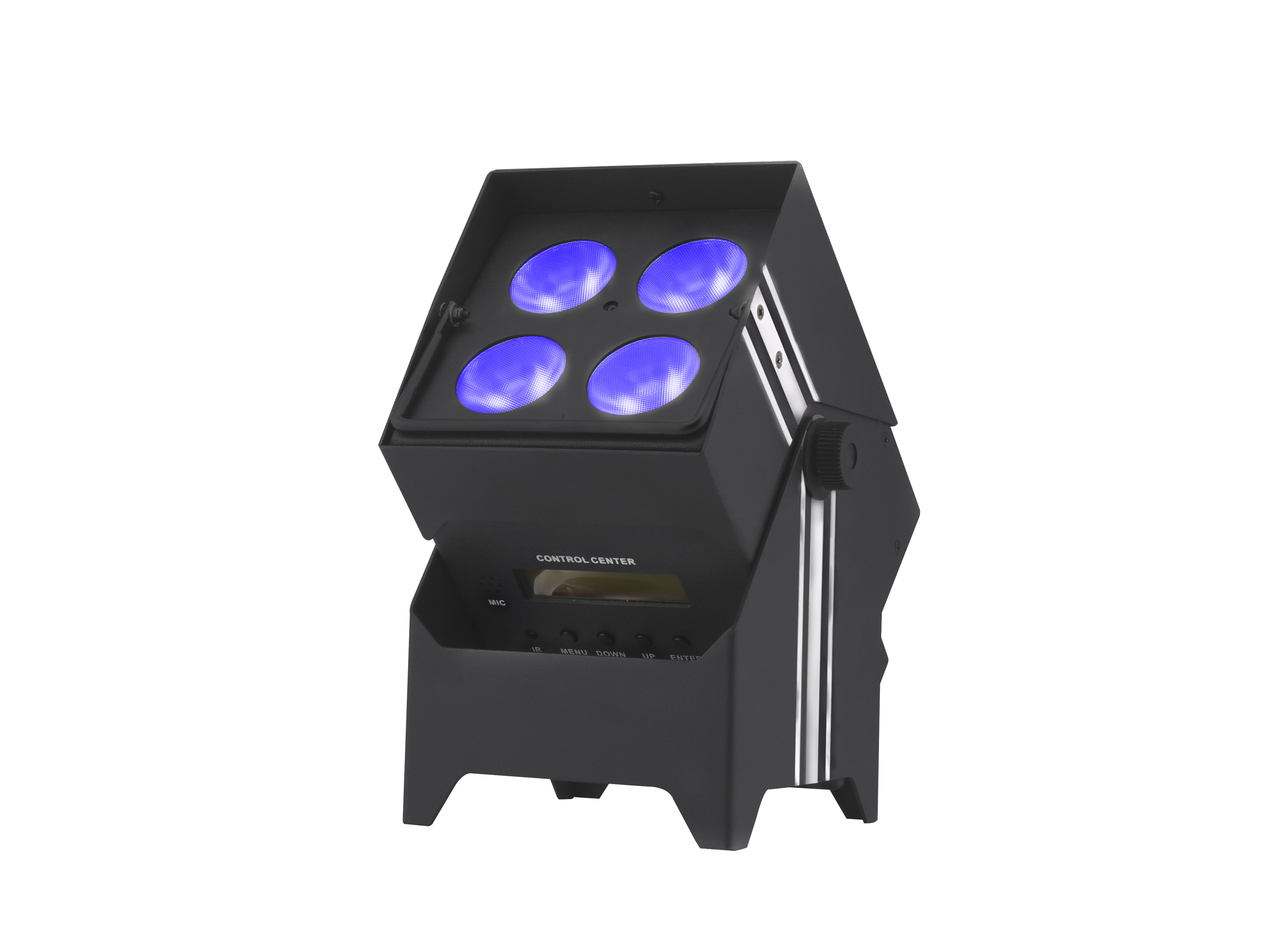 6PCS*8W RGBWA 5 IN 1 4PCS Battery LED Par Can Stage Light