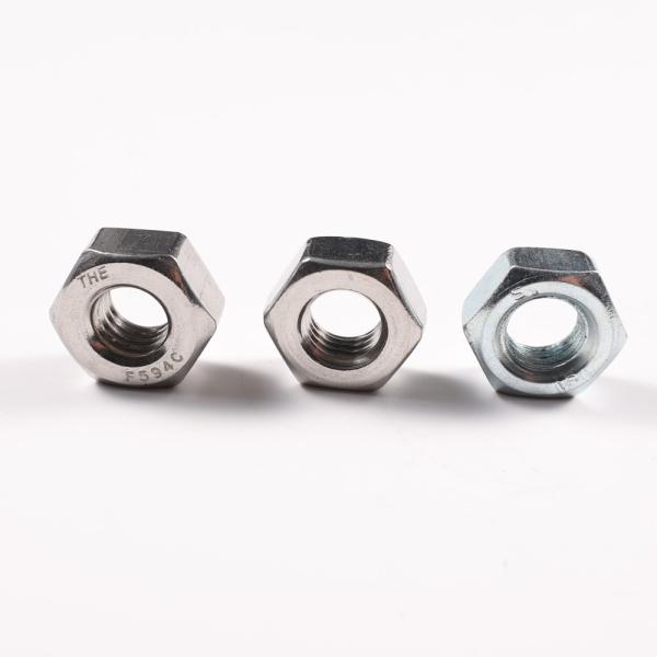 DIN934 Hexagon Nuts M8 904L Stainless Steel Hex Thin Nut High Quality China