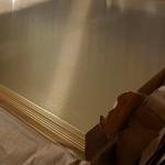 Golden 0.02-0.3mm Thickness Copper Decorative Sheet Metal High Tensile Strength