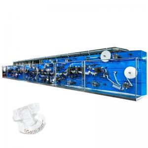 China Preferential Discount Machine Small Manual Baby Diaper Manufacturing Line 600pcs/min on sale