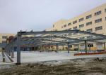 Light Gauge Steel Frame Prefabricated Metal Car Parking Sheds Low Cost Quick