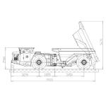 Excellent Maneuverability 30 Ton Articulated Dump Truck BJUK-30