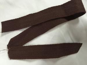 Wholesale Colored Woven Polyester Tape , 50 Mtrs / Roll Cotton Herringbone Ribbon from china suppliers
