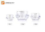 5g 10g 15g diamond effect face cream cosmetic plastic jar plastic cream