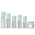 100ml Transparent Plastic Bottle Cosmetic Bottle Set 50g For Face Body Cream