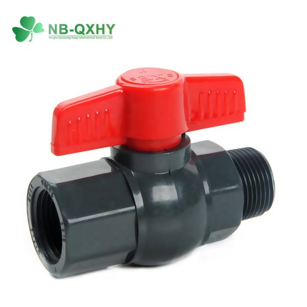 Low Temperature PVC/CPVC/UPVC Ball Valve ABS Handle BS Standard Male/Female