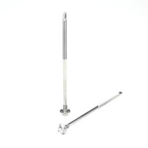Wholesale Ruspert Finish 5.5x140mm 410 SS Hexagon Head Self Drilling Screw for Roofing Insulation from china suppliers