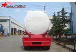 Banana Ship Air Discharge Bulk Cement Semi Trailer Tanker For Carrying