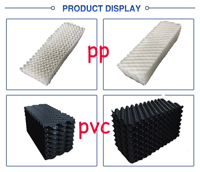 Induced Draft Cooling Tower Fill Pack 610mm Cooling Tower Media Replacement 1