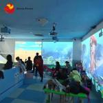 Children Playground Equipment 3d Projector Hologram Tunnel Interactive Motion