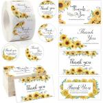 1.2 1.5 Inch Luxury Sticker Labels Printing Thank You Business Stickers Heart