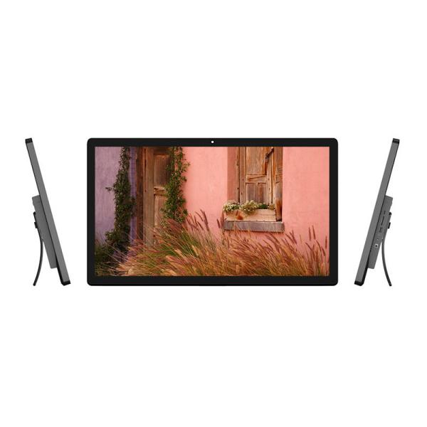 21.5 Fashion wall mounted advertising player 1080p full hd gigabit network media