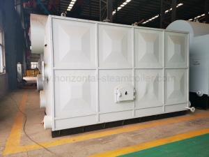 Wholesale Horizontal Peanut Shell Briquetting Boiler / Sawdust Fired Steam Boiler from china suppliers