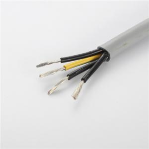 Wholesale Anti Flaming Tinned Copper Flexible Wire , Round 1.5 Mm 4 Core Flexible Cable from china suppliers