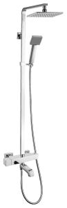 Wholesale Chrome Finish Shower Rain Head Kit Wall Mounted For Bathroom S1013 from china suppliers