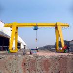 High efficiency 10t Single Girder Gantry Crane 220-480v with Electric Hoist