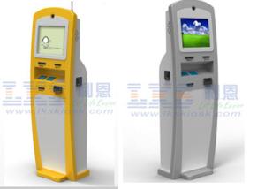 Wholesale Freestanding Tnformation Check in Hotel Kiosk Terminal , Tourism Kiosk Touch Screen from china suppliers