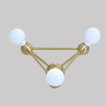 Personality Bedroom sitting room corridor Lina 03-Light Diamond Wall Sconce(WH
