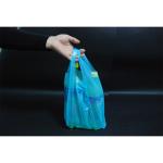 Pulp Moulding Plastic T Shirt Bag For Supermarket And Shopping Eco Friendly