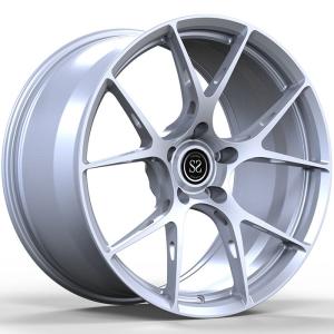 Wholesale Matt Silver Porsche Forged Wheels 22 Inches Custom Rims 5x130 from china suppliers