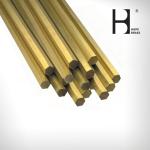 Golden Fade Resistant Square Brass Flat Bars SGS Certification